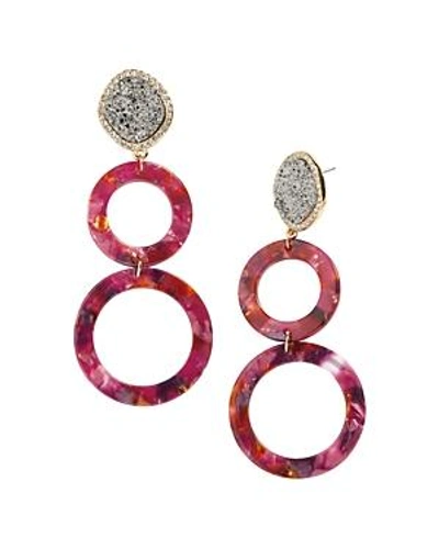 Shop Baublebar Destine Resin Drop Earrings In Red