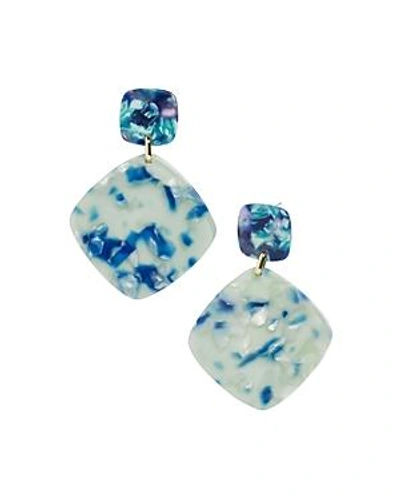 Shop Baublebar Avida Resin Drop Earrings In Blue