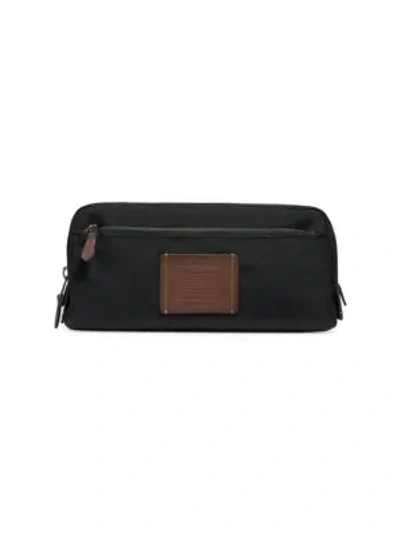 Shop Coach Double Zip Kit Bag In Black