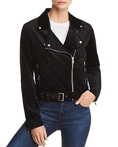 Shop Paige Shanna Corduroy Velvet Jacket - 100% Exclusive In Black Velvet Cord