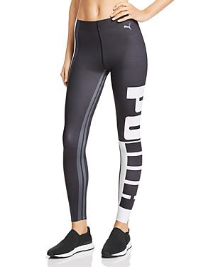 Puma Varsity Colorblocked Leggings In Black | ModeSens