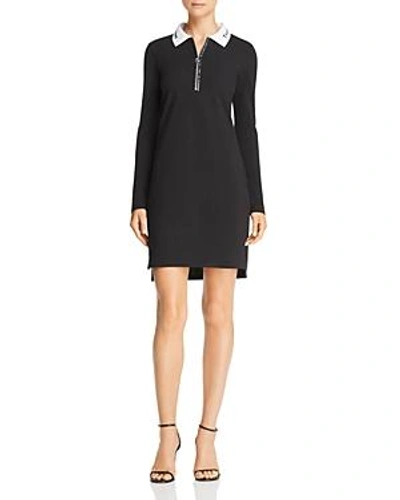 Shop Alexander Wang T Alexanderwang.t Pique Polo Dress In Black