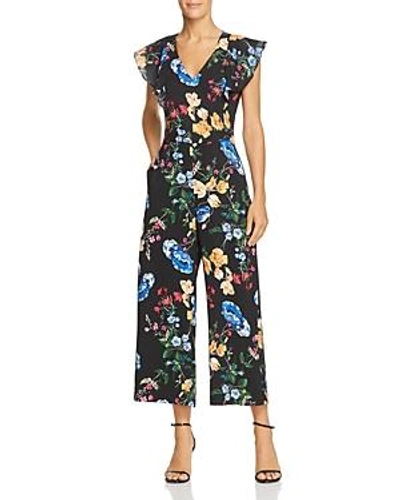 Shop Parker Tommi Floral Jumpsuit In Black/multi