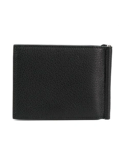 Shop Versace Bifold Clip Wallet - Black