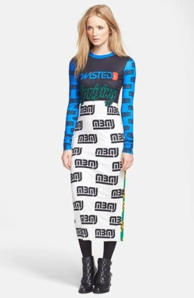 Shop Marc By Marc Jacobs Rally Motocross Uprising Dress In Princess Blue