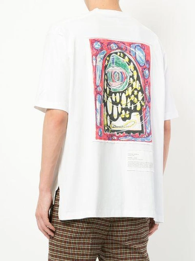 Shop Charles Jeffrey Loverboy Logo Embroidered T In White