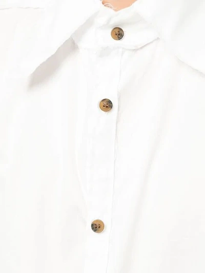 Shop Charles Jeffrey Loverboy Oversized Shirt - White