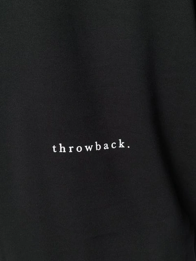 Shop Throwback Memories Hoodie In Black