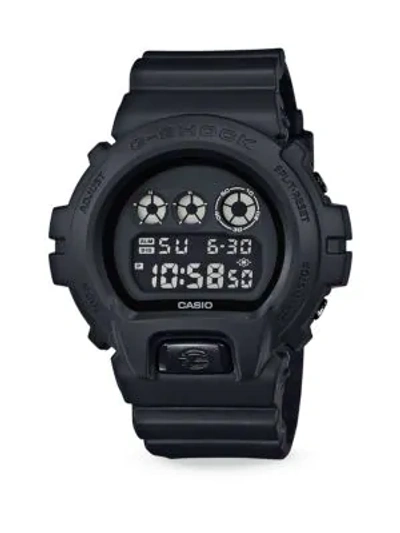 Shop G-shock All Digital Shock Resistant Strap Digital Watch In Black