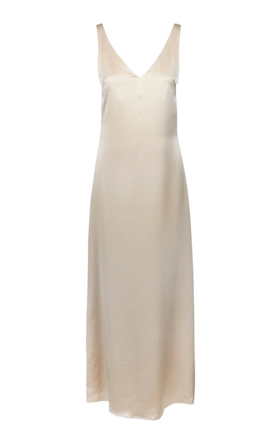 Shop La Collection Grace Silk Sleeveless Maxi Dress In Pink