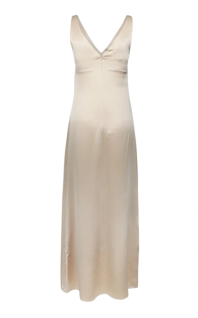 Shop La Collection Grace Silk Sleeveless Maxi Dress In Pink