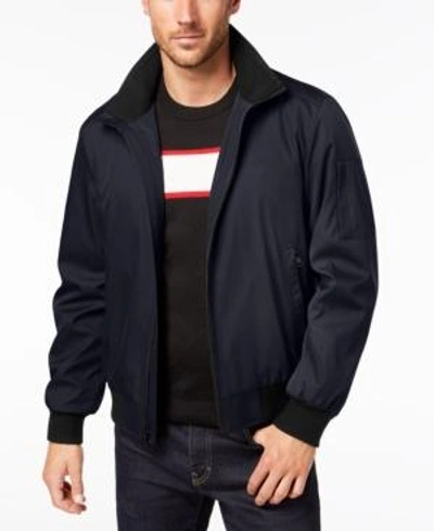 Calvin Klein Men s Classic Zip front Ripstop Bomber Jacket In