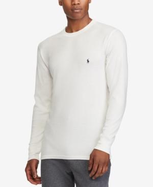 polo waffle knit thermal