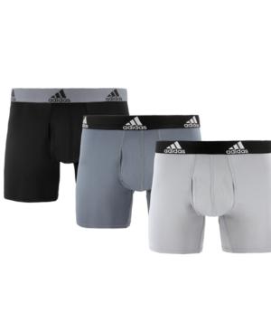 Adidas Originals Adidas Men's 3-pk. Climalite Boxer Briefs In Dk ... Adidas Originals Adidas Men's 3-pk. Climalite Boxer Briefs In Dk ...