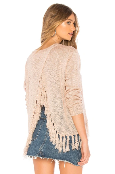 Shop About Us Tonie Sweater Top In Mauve.