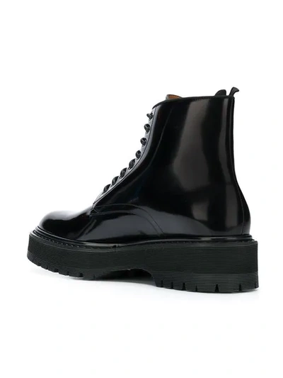 Shop Givenchy Ridged Sole Boots In Black