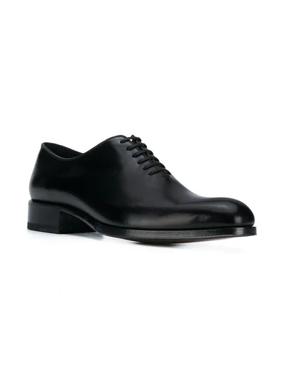 Shop Tom Ford Single Panel Oxford Dress Shoes - Black
