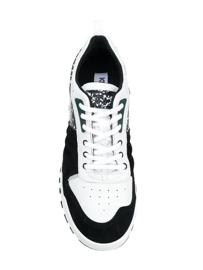 Shop Kenzo Panelled Sneakers - White
