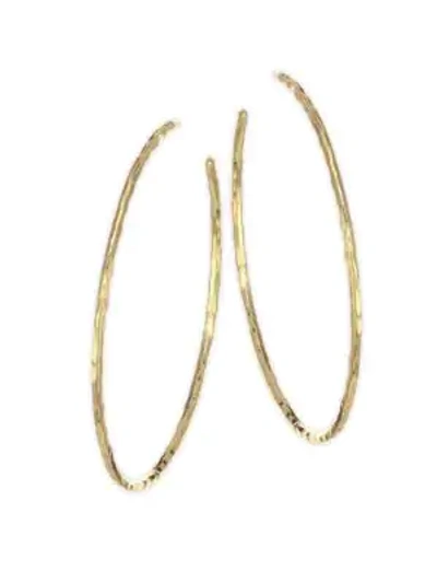 Shop Nest Hammered Gold Plated Hoop Earrings