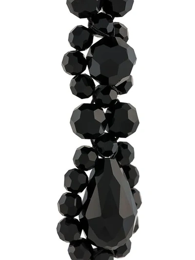 Shop Simone Rocha Beaded Drop Earrings - Black