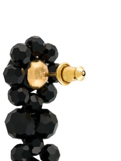 Shop Simone Rocha Beaded Drop Earrings - Black