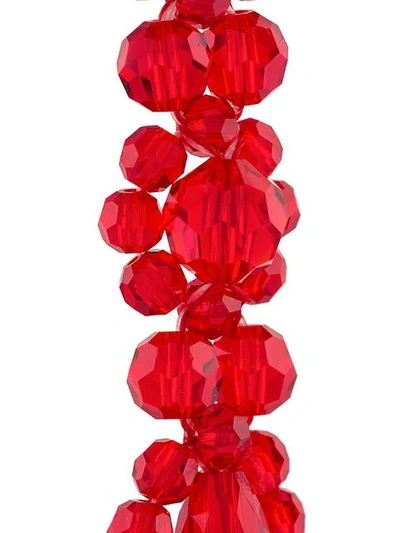 Shop Simone Rocha Ohrringe Mit Perlen In Red