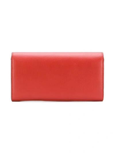 Shop Chloé Georgia Long Wallet - Red