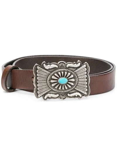 embellished buckle belt