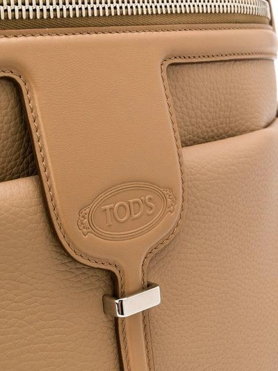 Shop Tod's Wave Medium Tote Bag - Neutrals