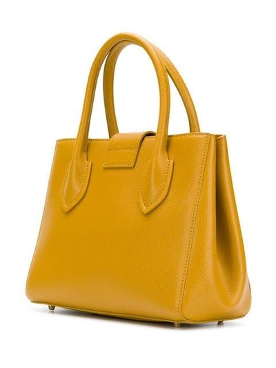 Shop Furla Metropolis Tote - Yellow