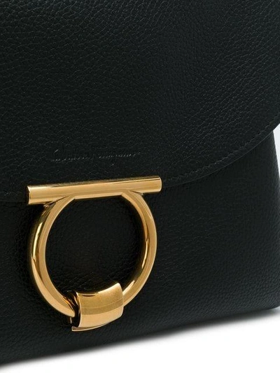 Shop Ferragamo Margot Tote Bag In Black
