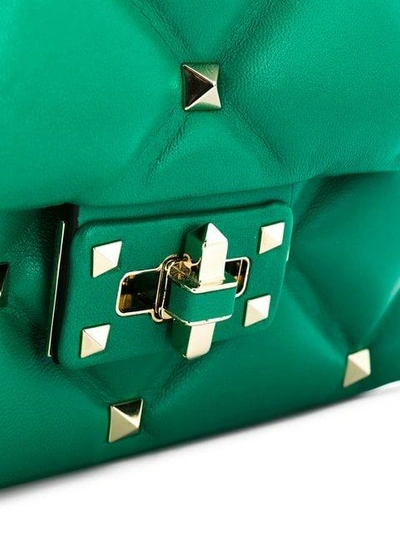 Shop Valentino Garavani Rockstud Cross-body Bag - Green