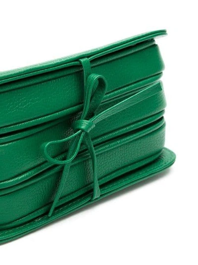 Shop Sarah Chofakian Leather Shoulder Bag - Green
