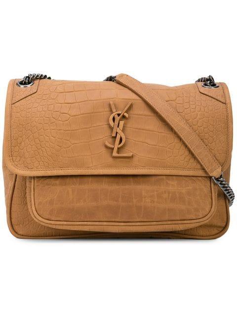 ysl niki crocodile