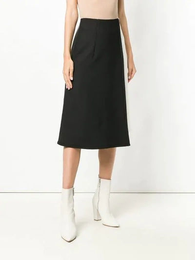 Shop Gianluca Capannolo High Waisted Skirt - Black