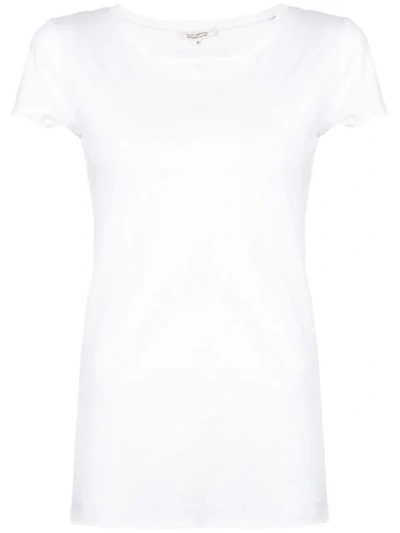 Shop Nili Lotan Raw Hem T-shirt - White