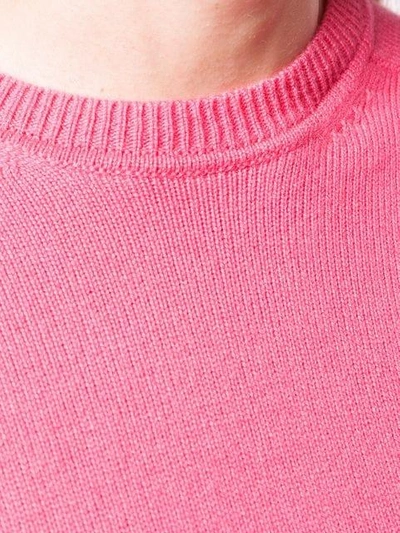 Shop Victoria Beckham Fine Knit Sweater In Pink