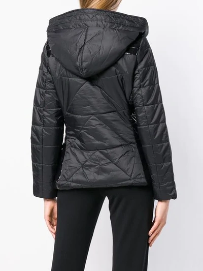 Shop Ea7 Emporio Armani Padded Jacket - Black