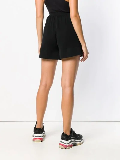 Shop Rick Owens High-waisted Shorts In Black