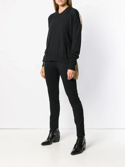 Uma Wang Low Rise Pull-on Trousers - Black In Black
