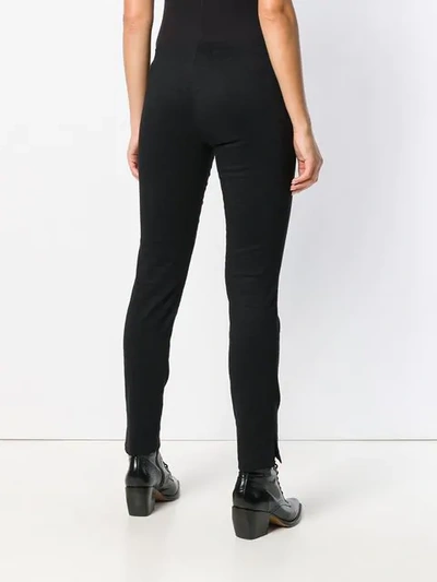 Uma Wang Low Rise Pull-on Trousers - Black In Black