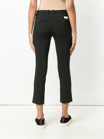Shop Nine In The Morning Cropped Trousers - Black