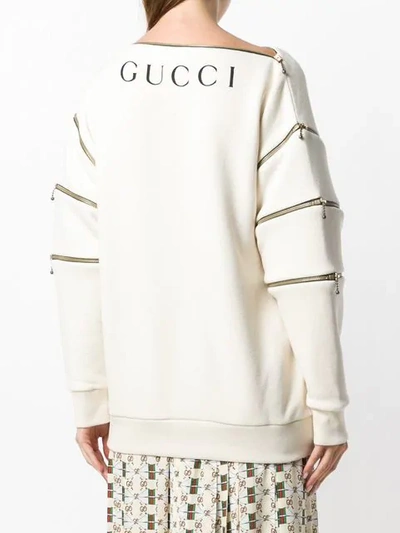 Shop Gucci Pussycat Sweatshirt