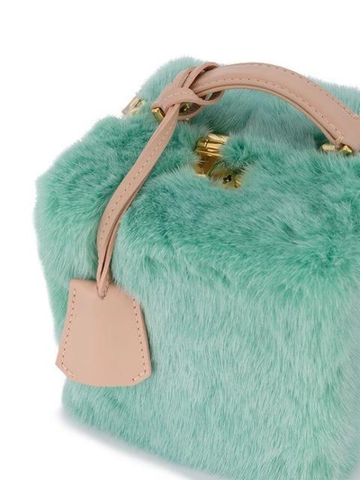 Shop Natasha Zinko Mini Box Bag - Green