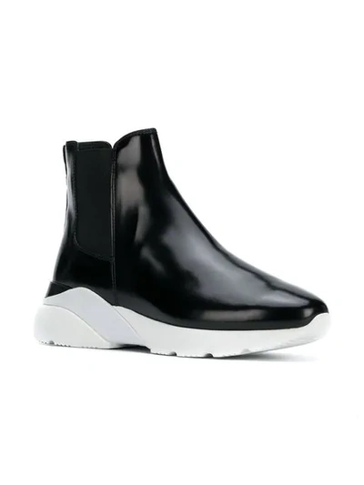 Shop Hogan Chelsea Boots Sneakers - Black