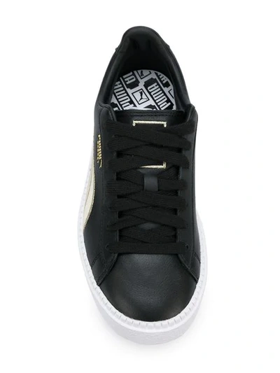 Shop Puma Trace Varsity Sneakers In Black