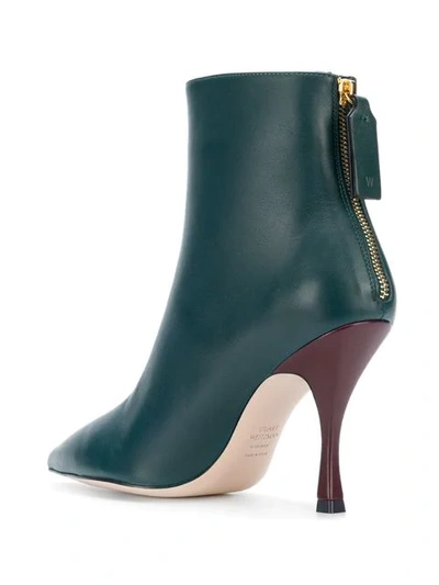 Shop Stuart Weitzman Juniper Ankle Boots In Green