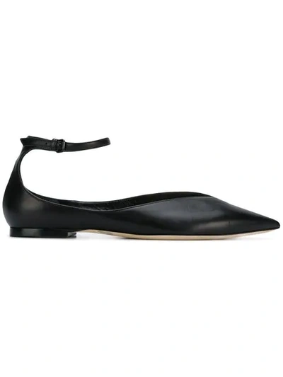 Shop Jimmy Choo Sonia Flats - Black