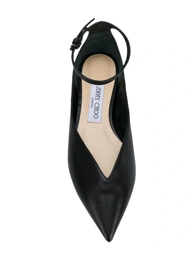 Shop Jimmy Choo Sonia Flats - Black