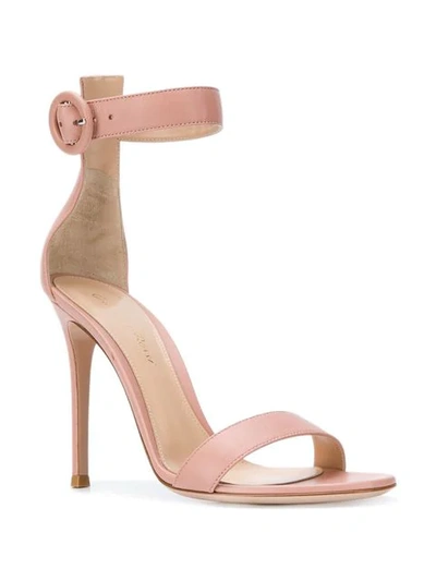 Shop Gianvito Rossi Portofino 105 Sandals In Pink